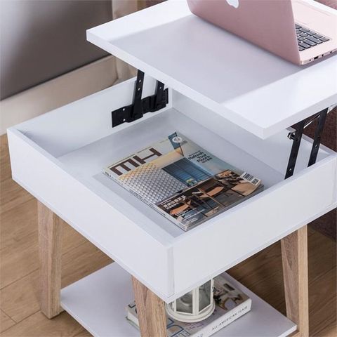 Furniture Of America Sharon Contemporary Wood 1-Shelf End Table In ... pertaining to Furniture Of America Urbani Contemporary Wood 1-Shelf Dining Table In Espresso